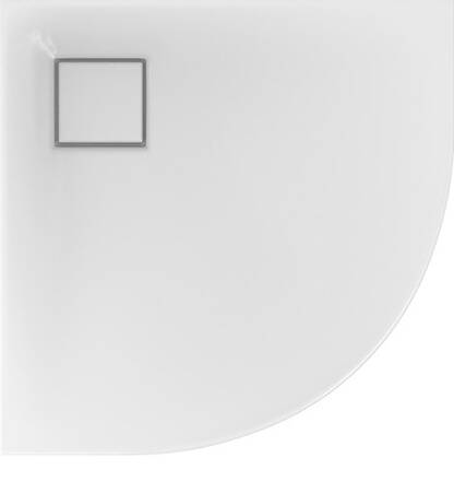 Cersanit TAKO SLIM ŠTVRŤ-KRUHOVÁ SPRCHOVÁ VANIČKA 90x4 + biely sifón, biela matná S932-156 Cersanit TAKO SLIM ŠTVRŤ-KRUHOVÁ SPRCHOVÁ VANIČKA 90x4 + biely sifón, biela matná S932-156