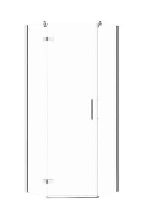 Cersanit JOTA PÄŤUHOLNÍKOVÝ SPRCHOVÝ KÚT 80x80x195, ľavý, chróm, sklo číre S160-010
