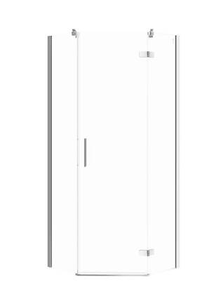 Cersanit JOTA PÄŤUHOLNÍKOVÝ SPRCHOVÝ KÚT 80x80x195, pravý, chróm, sklo číre S160-009