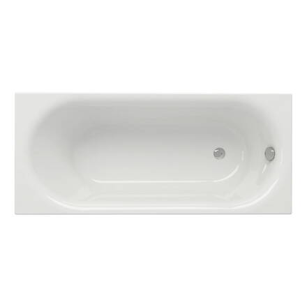 Cersanit OCTAVIA 160x70 VAŇA OBDĹŽNIKOVÁ akrylátová + nožičky, biela S301-252