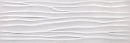 Cifre Ceramica GLACIAR WAVE WHITE BRILLO REKT. 30x90 obklad