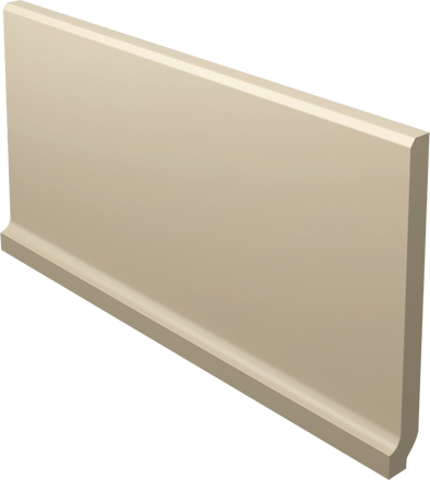 Paradyz BAZO BEIGE WYWINIETY MONOKOLOR MAT. 10X19,8 sokel