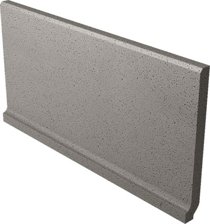 Paradyz BAZO GRYS WYWINIETY SOL-PIEPRZ MAT. 10X19,8 sokel
