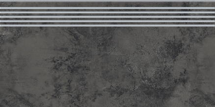 Opoczno QUENOS GRAPHITE ROVNÁ GRES 29,8X59,8 schodovka OD661-081