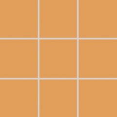 Rako Object COLOR TWO RAL 0607050 TMAVO-ORANŽOVÁ MAT 10x10 dlažba GAA0K150