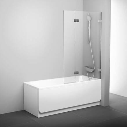 Ravak VAŇOVÁ ZÁSTENA BVS2-100 R chróm + transparent 7UPA0A00Z1