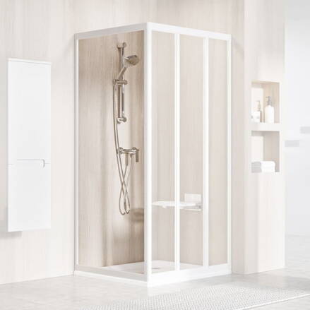 Ravak SPRCHOVÁ PEVNÁ STENA APSS-90 198 white + transparent ku sprchovým dverám 940701R2Z1 Ravak SPRCHOVÁ PEVNÁ STENA APSS-90 198 white + transparent ku sprchovým dverám 940701R2Z1