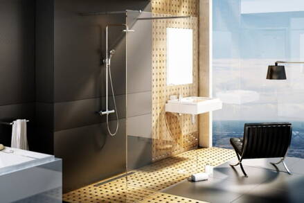 Ravak SPRCHOVÝ KÚT WALK IN Free-130 v.200 bright alu + transparent GW9FJ0C00Z1 Ravak SPRCHOVÝ KÚT WALK IN Free-130 v.200 bright alu + transparent GW9FJ0C00Z1