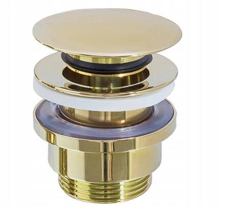 Rea PILETA KLIK-KLAK UNIVERZÁLNA UMÝVADLOVÁ, light gold REA-A2360 Rea PILETA KLIK-KLAK UNIVERZÁLNA UMÝVADLOVÁ, light gold REA-A2360