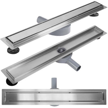 Rea NEOX N PRO NEREZOVÝ SPRCHOVÝ ŽĽAB 1000 mm, chróm kartáčovaný REA-G5811