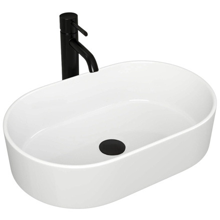 Rea ALMA UMÝVADLO NA DOSKU, biele keramické REA-U0600