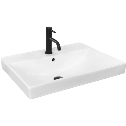 Rea MANDY UMÝVADLO ZÁPUSTNÉ 60cm, biele keramické REA-U3326 Rea MANDY UMÝVADLO ZÁPUSTNÉ 60cm, biele keramické REA-U3326