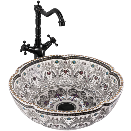 Rea ASANTI UMÝVADLO NA DOSKU, keramické REA-U7506 Rea ASANTI UMÝVADLO NA DOSKU, keramické REA-U7506