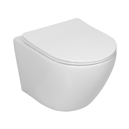 LaVita ZOLO/SINTO ZÁVESNÁ TOALETNÁ MISA, biela porcelánová