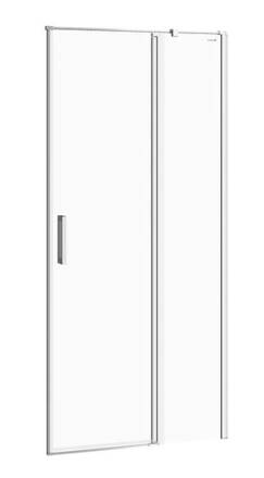 Cersanit MODUO SPRCHOVÉ DVERE PRAVÉ otváracie 90x195 chróm, sklo číre S162-006