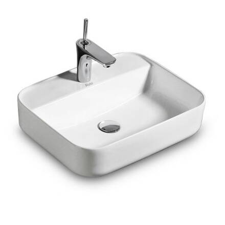 Rea MARTINA UMÝVADLO NA DOSKU 51 cm, biela, keramické REA-U6646 Rea MARTINA UMÝVADLO NA DOSKU 51 cm, biela, keramické REA-U6646