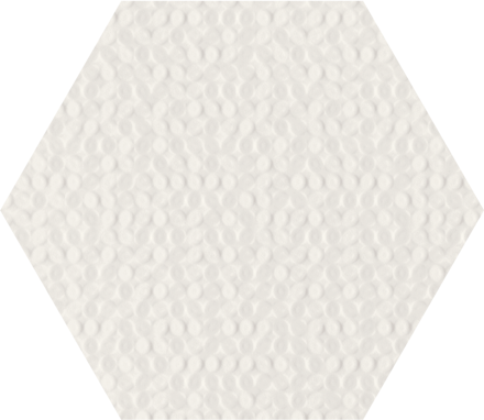 Paradyz NOISY WHISPER WHITE HEKSAGON STR. 17,1x19,8 mozaika