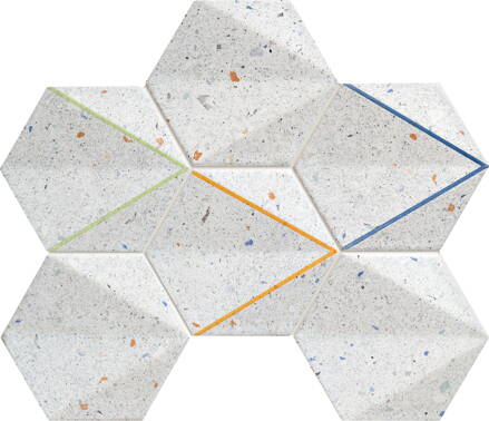 Tubadzin DOTS GREY 29,8x22,1 mozaika