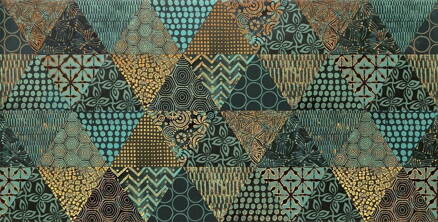 Domino MARGOT GREEN GEO 30,8x60,8 dekor